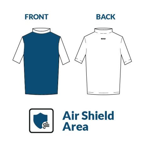 WindShell short-sleeved turtleneck T-shirt
