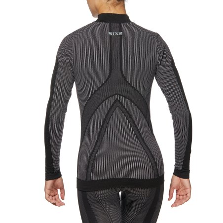Thermo turtleneck long-sleeve jersey with zipper
